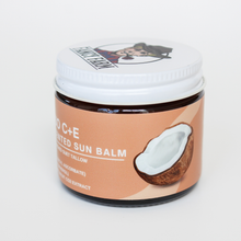 Load image into Gallery viewer, Power Duo C+E scented with Organic Coconut Co2 Extract - 2oz Glass Jar
