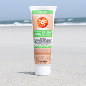 Power Duo C+E - Coconut Scented 4oz Tube (TINTED)