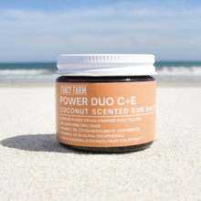 Load image into Gallery viewer, Power Duo C+E scented with Organic Coconut Co2 Extract - 2oz Glass Jar