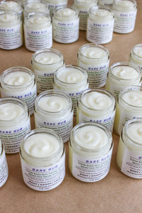 Bare Rub Body and Face Cream - 4 oz Glass Jar