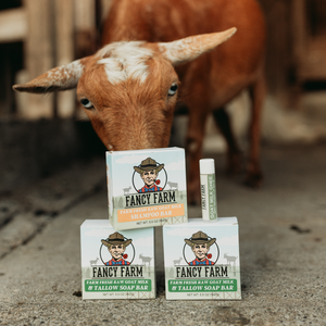 Farm Fresh Raw Goat Milk + Tallow Soap Bar